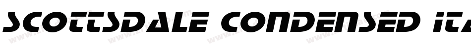 Scottsdale Condensed Italic字体转换
